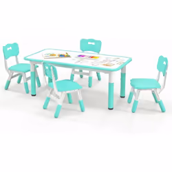 À propos de cet article 【Design Réglable en Hauteur】La table et les chaises sont conçues avec une hauteur réglable pour s’ada ...