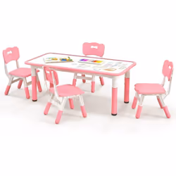 À propos de cet article 【Design Réglable en Hauteur】La table et les chaises sont conçues avec une hauteur réglable pour s’ada ...