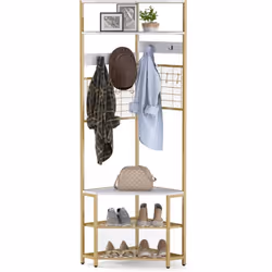 À propos de cet article 【Design Angle】Le porte-manteau d’angle s'adapte aux recoins, maximisant l'utilisation de l'espace. La ...