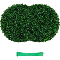 2 Boules de Buis Artificielles 52 cm Résistantes aux uv, Plantes en Boules de Faux Topiaire Artificielles, Décoratives pour Intérieur Extérieur de