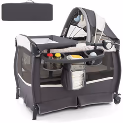 À propos de cet article 【Lit bébé polyvalent】Ce lit parapluie bébé est une solution polyvalente pour les parents occupés. Il  ...