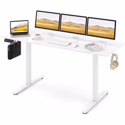 À propos de cet article Bureau Assis Debout Ergonomique : Equipé d'un moteur puissant, le bureau électrique s'ajuste sans eff ...