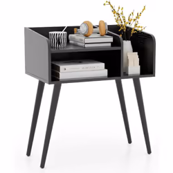 À propos de cet article 【Rangement Ouvert】Découvrez la solution de rangement parfaite avec cette table de chevet moderne, dot ...