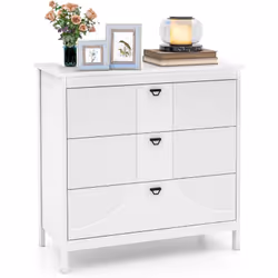 À propos de cet article 【Espace de Rangement Suffisant】Notre commode chambre avec 3 tiroirs coulissants est parfait pour orga ...