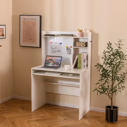 À propos de cet article 【Espace de Rangement Suffisant】Maximisez l'efficacité de votre espace de travail avec ce bureau doté  ...