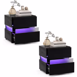 【Lumières LED colorées :】Le panneau acrylique à la texture légèrement usée permet à la lumière LED de se diffuser doucement.  ...