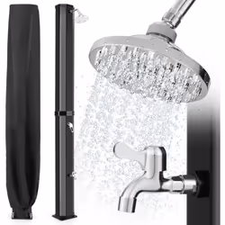 【Douche solaire d’extérieur】Cette douche solaire à économie d'énergie de 60 L peut exploiter la puissance du soleil pour chau ...