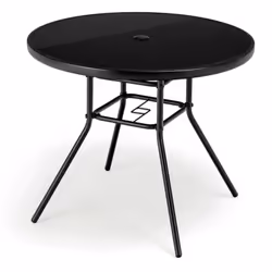 Attributs : 【plateau spacieux de 86 cm】Avec un plateau de 86 cm, la table de patio est parfaite pour 4 personnes, idéale pour ...
