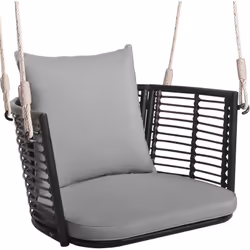 À propos de cet article 【Coussins Doux】Cette fauteuil suspendu avec dossier incurvé vous permet de profiter de votre temps li ...