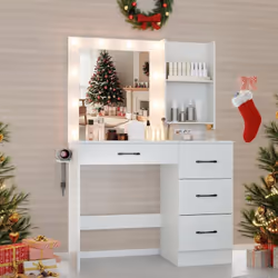 À propos de cet article 【Grande Capacité de Stockage】Votre espace restera organisé grâce à un large bureau, 2 étagères ouvert ...