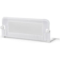 Costway - Barrière de Lit Enfant Pliable 105x43cm avec Sangle en y, Barrière de Sécurité Enfant avec Tissu Oxford & Cadre en Métal, Garde-Corps de