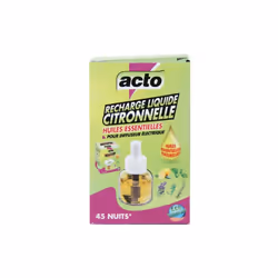 Agréablement parfumé à la citronnelle et aux huiles essentielles de citron, romarin, lavande et eucalyptus. Utilisation en in ...