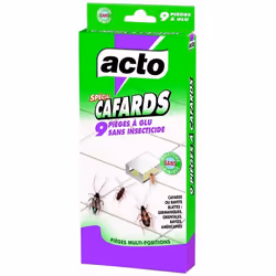 Cafards Acto - 9 pièges
