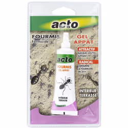 Appât formicide en boîte avec ergots sécables, à placer sur le trajet des fourmis Très attractif et simple d'emploi, il agit  ...