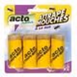 Attrape mouches - lot de 4 - à la glu