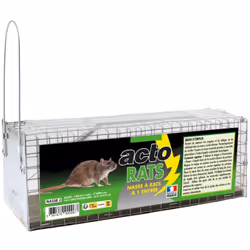 La nasse à rats Acto est conçue pour capturer les rats en toute simplicité. Son mécanisme mécanique permet de piéger ces nuis ...