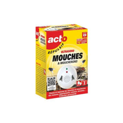 Acto - repulsif ultrasons mouches moucherons