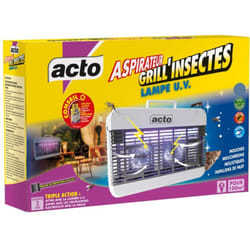 Acto - Lampe u.v. Grill'insectes-aspirateur grand format 100m2 insecticides - LAMP8