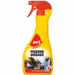 Répulsif pigeons et oiseaux - ACTO - Spray - 750ml