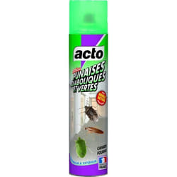 ACTO Anti-Punaises Diaboliques et Vertes 400 ml : Action Rapide et Durable-