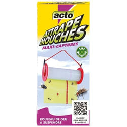Piège à glu mouches xxl en rouleau - Acto