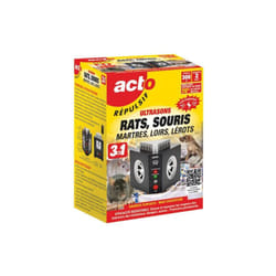 Acto - Repulsif ultrasons 3 en 1 maxi couverture grand angle 300m2