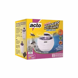 Acto - Aspirateur moustiques insectes volants lampe led u.v.