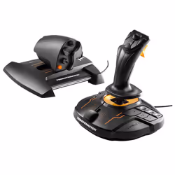 Thrustmaster T-16000M FCS Hotas, Joystick, MAC, PC, Croix directionnelle, Analogique/Numérique, Avec fil, USB