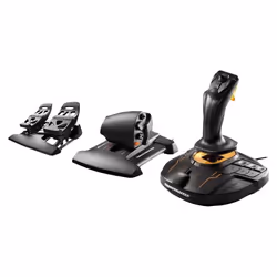 Thrustmaster T.16000M FCS Flight Pack, Joystick, MAC, PC, Croix directionnelle, Analogique/Numérique, Avec fil, USB