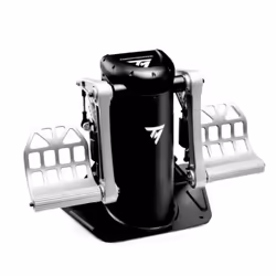 Thrustmaster TPR Rudder, simulation de vol, PC, Analogique, Avec fil, USB, Noir, Argent
