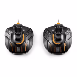 Thrustmaster T.16000M FCS SPACE SIM DUO Noir, Orange USB Joystick Analogique/Numérique PC