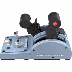Thrustmaster TCA Quadrant Airbus Edition Noir, Bleu simulation de vol PC