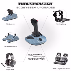 Thrustmaster TCA Quadrant Airbus Edition Noir, Bleu simulation de vol PC - Vue supplémentaire 5