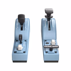 Thrustmaster TCA Quadrant Add-On Airbus Edition Noir, Bleu simulation de vol PC