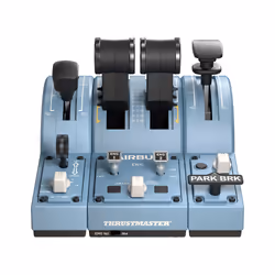 Thrustmaster TCA Quadrant Add-On Airbus Edition Noir, Bleu simulation de vol PC