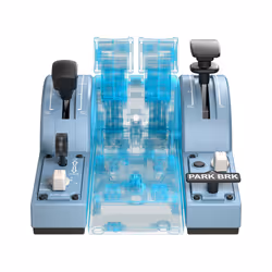 Thrustmaster TCA Quadrant Add-On Airbus Edition Noir, Bleu simulation de vol PC - Vue supplémentaire 4