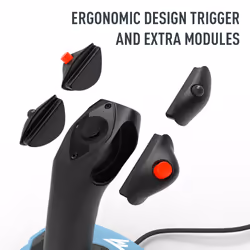 Thrustmaster Joystick +Double manette des gaz Réplique A3 - Vue supplémentaire 7