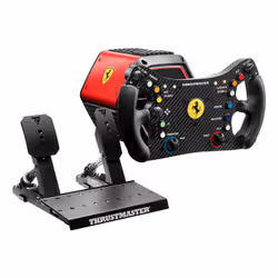 Thrustmaster T818 Ferrari 488 GT3 Simulator Noir, Rouge Volant + pédales PC - Vue supplémentaire 2