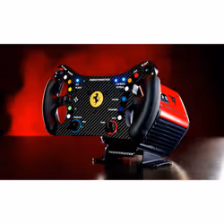 Thrustmaster T818 Ferrari 488 GT3 Simulator Noir, Rouge Volant + pédales PC - Vue supplémentaire 8