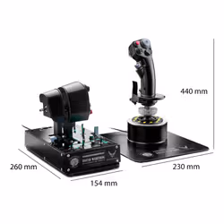 Thrustmaster HOTAS Warthog MKII Noir, Gris USB simulation de vol Numérique PC - Vue supplémentaire 7