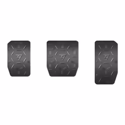 Thrustmaster T-LCM Rubber Grip, PC, PlayStation 4, Xbox 360, Kit de remplacement des palettes, Noir, Caoutchouc