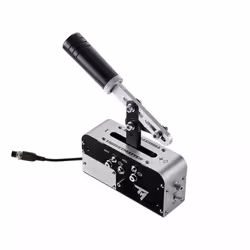 Thrustmaster 4060306 accessoire de jeux vidéo Noir, Argent USB Frein à main PC, PlayStation 4, PlayStation 5, Xbox One, Xbox One S, Xbox One X, Xbox Series S, Xbox Series X