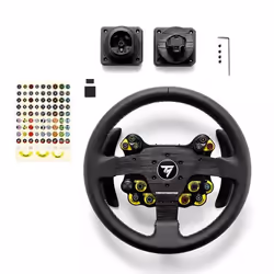 Thrustmaster EVO Racing 32R Leather Volant 32 cm Noir Jaune PC PS4 PS5 Xbox - Vue supplémentaire 4