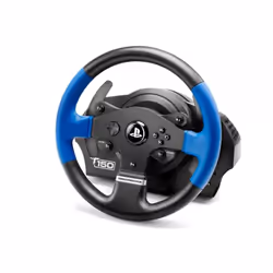 Thrustmaster T150 Force Feedback, Volant + pédales, PC, PlayStation 4, Playstation 3, Croix directionnelle, Avec fil, USB, No ...