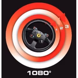 Thrustmaster T300 Ferrari Integral Racing Wheel Alcantara Edition Noir Volant + pédales Analogique/Numérique PC, PlayStation 4, Playstation 3 - Vue supplémentaire 8
