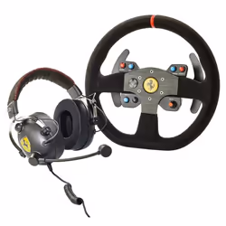 Thrustmaster Race Kit Ferrari 599xx Evo Edition With Alcantara, Volant, PC, Xbox One, Croix directionnelle, Avec fil, Noir, 3 ...