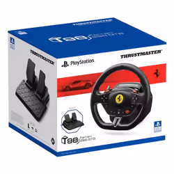 Thrustmaster T98-P FERRARI 296 GTB Noir Volant + pédales PC, PlayStation 4, PlayStation 5 - Vue supplémentaire 2