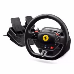 Thrustmaster T98-P FERRARI 296 GTB Noir Volant + pédales PC, PlayStation 4, PlayStation 5 - Vue supplémentaire 3