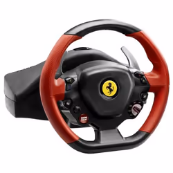 Thrustmaster Ferrari 458 Spider Noir, Rouge Volant + pédales Xbox One