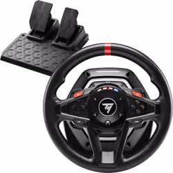 Thrustmaster T128, Volant + pédales, PC, Xbox, Xbox One, Bouton de frein à main, View button, Setting button, Boutons directi ...